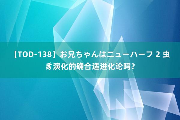 【TOD-138】お兄ちゃんはニューハーフ 2 虫豸演化的确合适进化论吗？