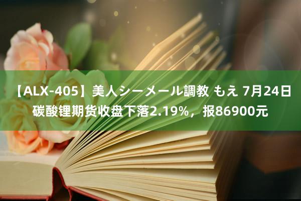 【ALX-405】美人シーメール調教 もえ 7月24日碳酸锂期货收盘下落2.19%，报86900元