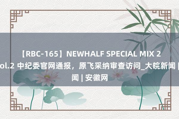 【RBC-165】NEWHALF SPECIAL MIX 240分 Vol.2 中纪委官网通报，原飞采纳审查访问_大皖新闻 | 安徽网