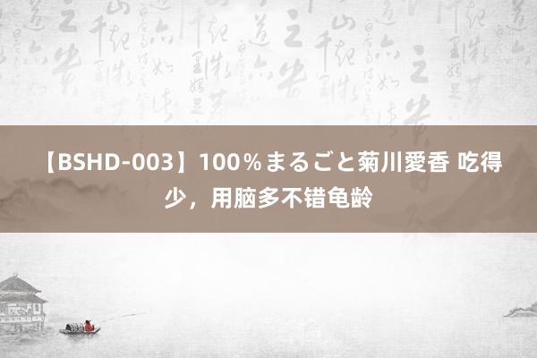 【BSHD-003】100％まるごと菊川愛香 吃得少，用脑多不错龟龄