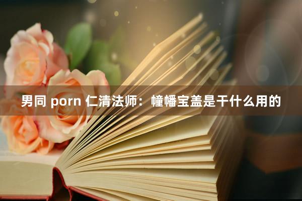 男同 porn 仁清法师：幢幡宝盖是干什么用的