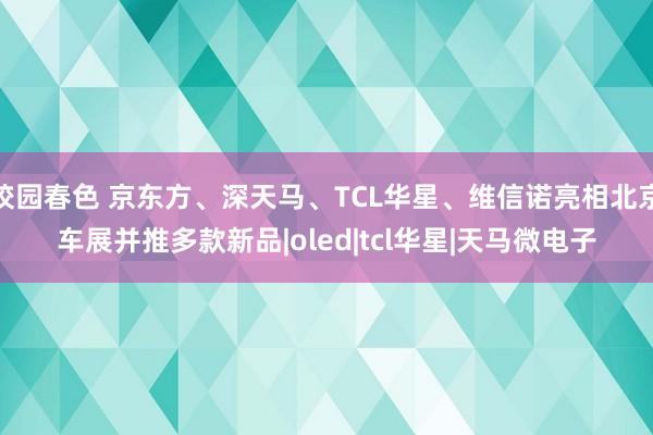 校园春色 京东方、深天马、TCL华星、维信诺亮相北京车展并推多款新品|oled|tcl华星|天马微电子